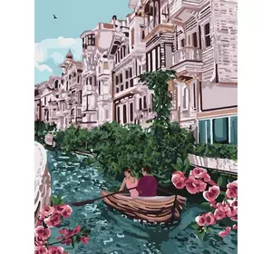 Набір для розпису по номерах."В обіймах Італії" 40*50см Набір для розпису по номерах."В обіймах Італії" 40*50см