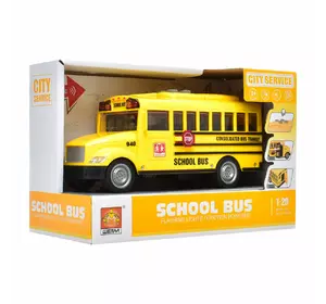 Автобус шкільний "City Service" WY940A , 1:16, муз., світло