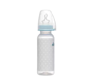 Пляшка 250 мл(хлопчик)+соска ортодонтична,антиколікова,силікон (від 0до6)M середній потік
