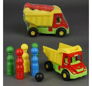 гр Вантажівка з кеглями ""Multi truck"" 39220 (4) 3 кольори, ""Tigres""