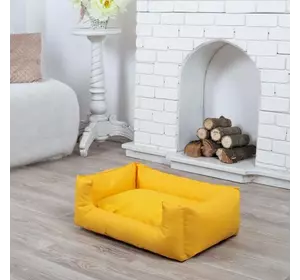 Лежанка для собаки Класик желтая XL - 120 x 80