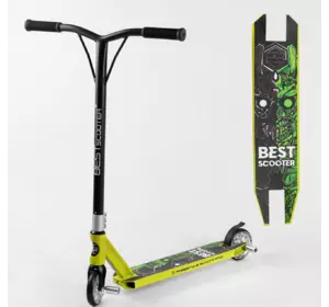 Самокат трюковий Best Scooter 57870 (1) HIC-система, Пегі, алюмінієвий диск і дека, колеса PU d-110 мм, ширина керма 52 см, висота 83 см, в коробці Самокат трюковий Best Scooter 57870 (1) HIC-система, Пегі, алюмінієвий диск і дека, колеса PU d-110 мм, ширина керма 52 см, висота 83 см, в коробці