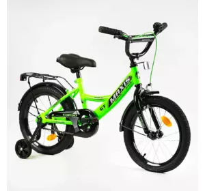 Велосипед 16" дюймів 2-х колісний "CORSO" MAXIS CL-16501 (1) ручне гальмо, дзвіночок, сидіння з ручкою, додаткові колеса, ЗІБРАНИЙ НА 75%, в коробці Велосипед 16" дюймів 2-х колісний "CORSO" MAXIS CL-16501 (1) ручне гальмо, дзвіночок, сидіння з ручкою, додаткові колеса, ЗІБРАНИЙ НА 75%, в коробці