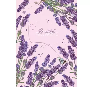 Блокнот TM 4Profi "Spring flowers" lavender, А5
