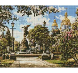 Набір з алмазною мозаїкою "Володимирська гірка" 40х50см