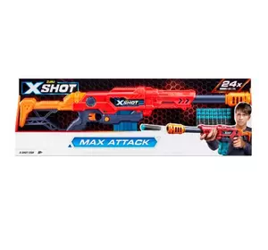 X- Shot Red Бластер Large Max Attack (24 патрони), 3694R