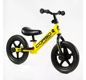 Велобіг "CORSO SPRINT" JR-82566 (1) сталева рама, колесо 12" EVA (ПІНА), підставка для ніг, в коробці Велобіг "CORSO SPRINT" JR-82566 (1) сталева рама, колесо 12" EVA (ПІНА), підставка для ніг, в коробці