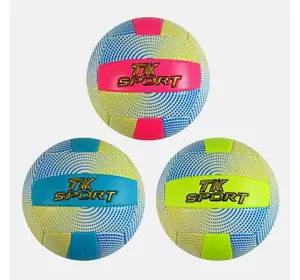 М`яч волейбольний M 48506 (60) ""TK Sport"", 3 види, матеріал м`який PVC, вага 280-300 грамів, розмір №5, ВИДАЄТЬСЯ ТІЛЬКИ МІКС ВИДІВ