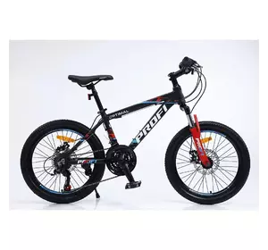 Велосипед 20 д. G20OPTIMAL A20.3 алюм.рама 12,5", SHIMANO 21SP, алюм. DB, FW TZ500, чорно-червоний. Велосипед 20 д. G20OPTIMAL A20.3 алюм.рама 12,5", SHIMANO 21SP, алюм. DB, FW TZ500, чорно-червоний.
