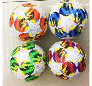 М'яч футбольний М 48470 (80) 3 кольори, вага 300-310 грамів, гумовий балон, матеріал PVC, розмір №5, ВИДАЄТЬСЯ МІКС