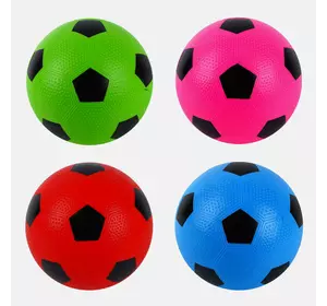 М'яч гумовий C 56601 (300) 4 види, розмір 6'', у пакеті, ВИДАЄТЬСЯ ТІЛЬКИ МІКС ВИДІВ