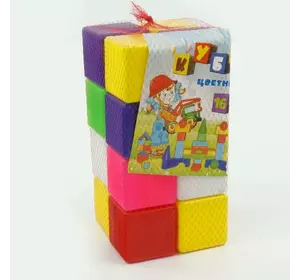 гр Кубик кольоровий в сітці 111/1 (6) 16 куб. ""BAMSIC"", в сітці