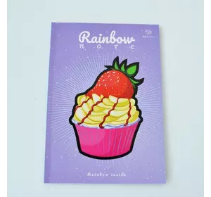 Блокнот TM Profiplan "Artbook Rainbow " Cake", violet, A5