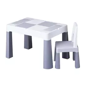 Комплект Мултіфан Еко 1+1 (Столик та кріселко) Сірий